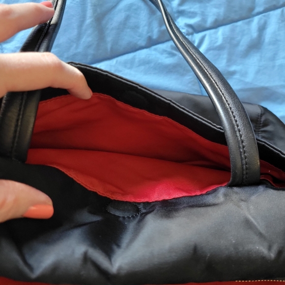 Knomo Black Tote Bag with Gold Accents - Picture 7 of 12